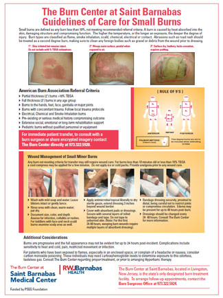 Guidelines of Care for Small Burns